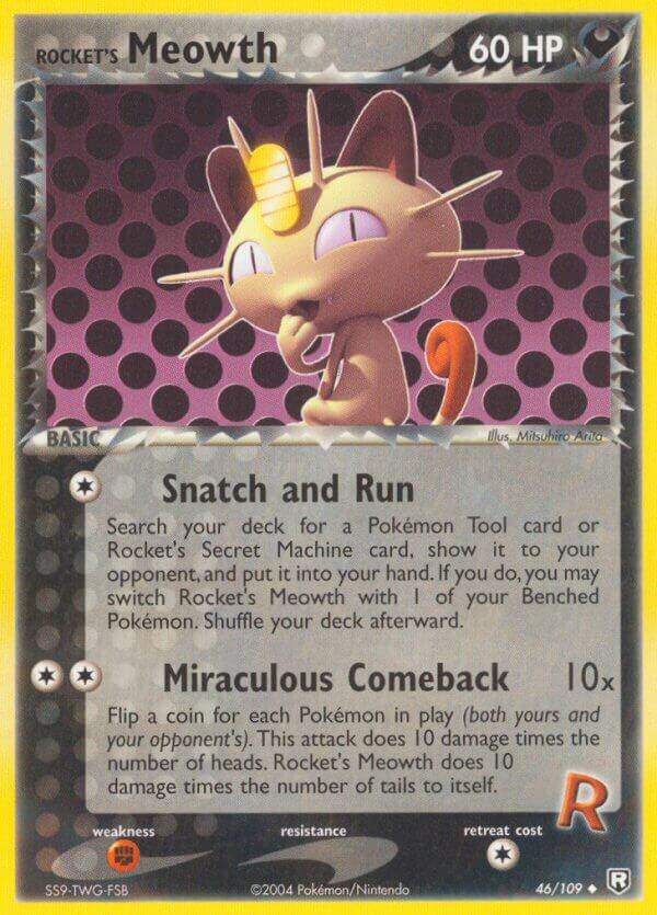 Rocket's Meowth | EX Team Rocket Returns #46/109