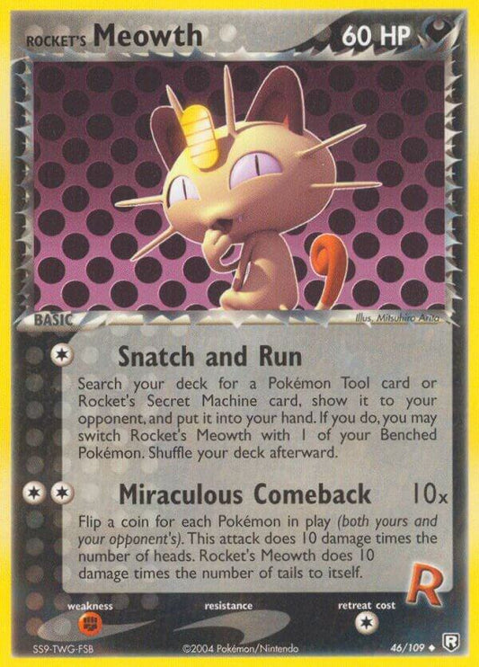 Rocket's Meowth | EX Team Rocket Returns #46/109