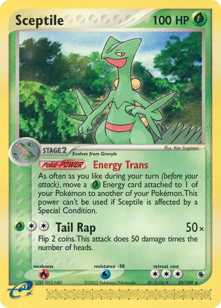 Sceptile - 20/109 | EX Ruby and Sapphire #20/109