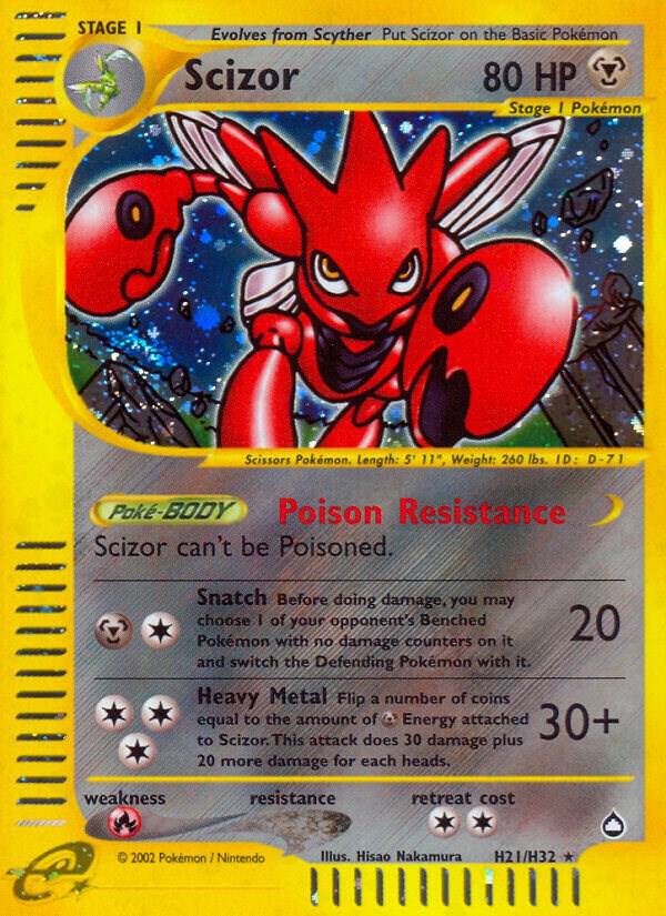 Scizor (H21) | Aquapolis #H21/H32
