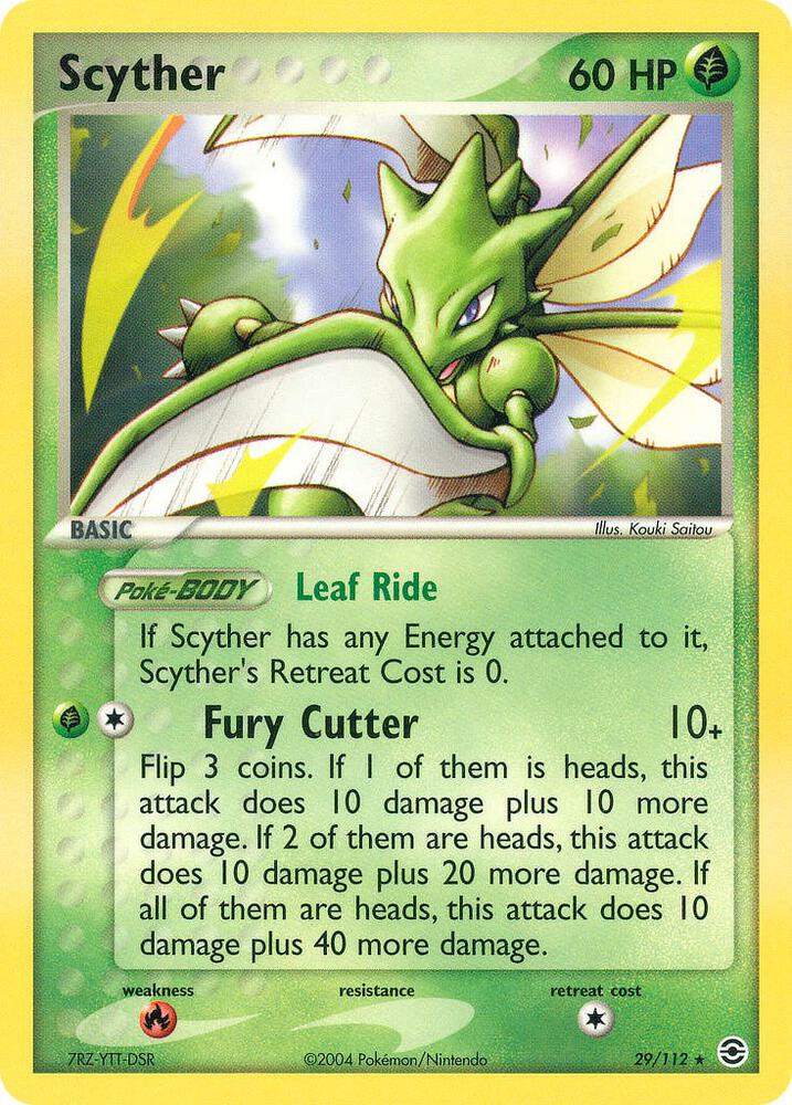 Scyther | EX FireRed & LeafGreen #29/112