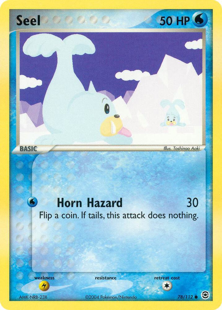 Seel | EX FireRed & LeafGreen #78/112
