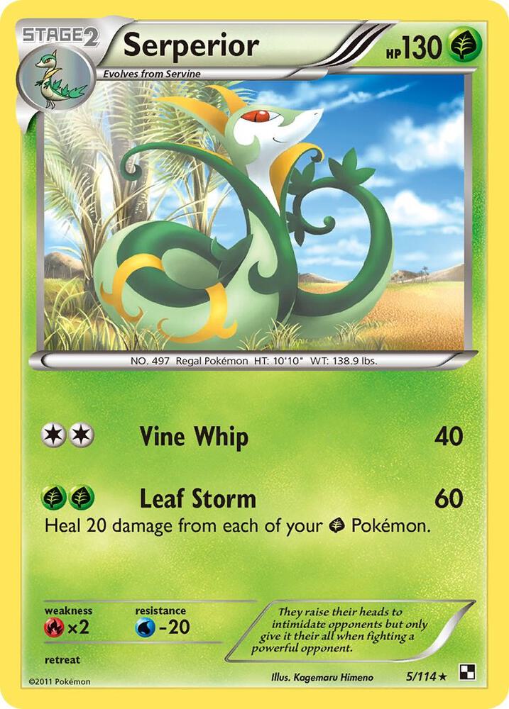 Serperior (5) | Black and White #5/114