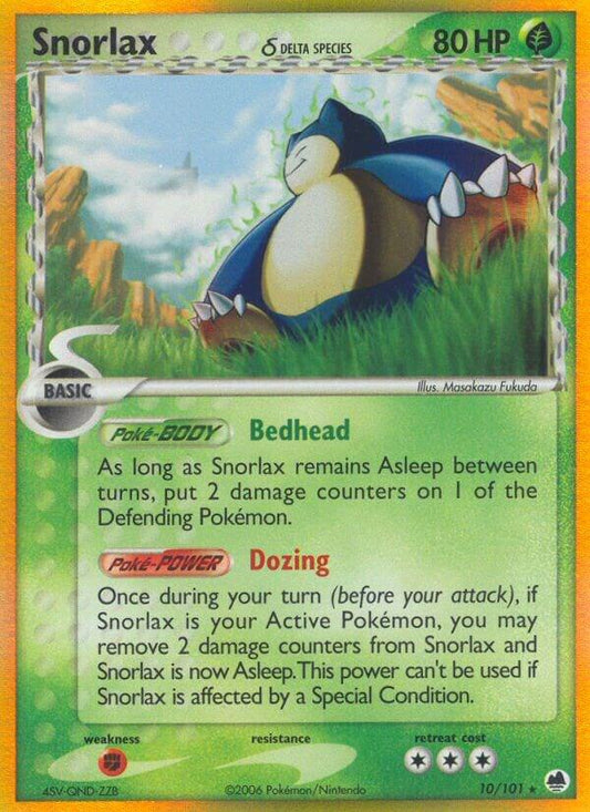 Snorlax (Delta Species) | EX Dragon Frontiers #10/101