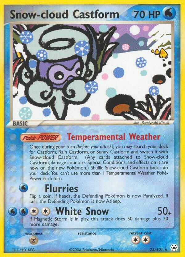 Snow-cloud Castform | EX Hidden Legends #25/101