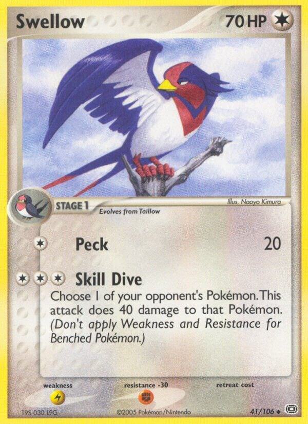 Swellow | EX Emerald #41/106