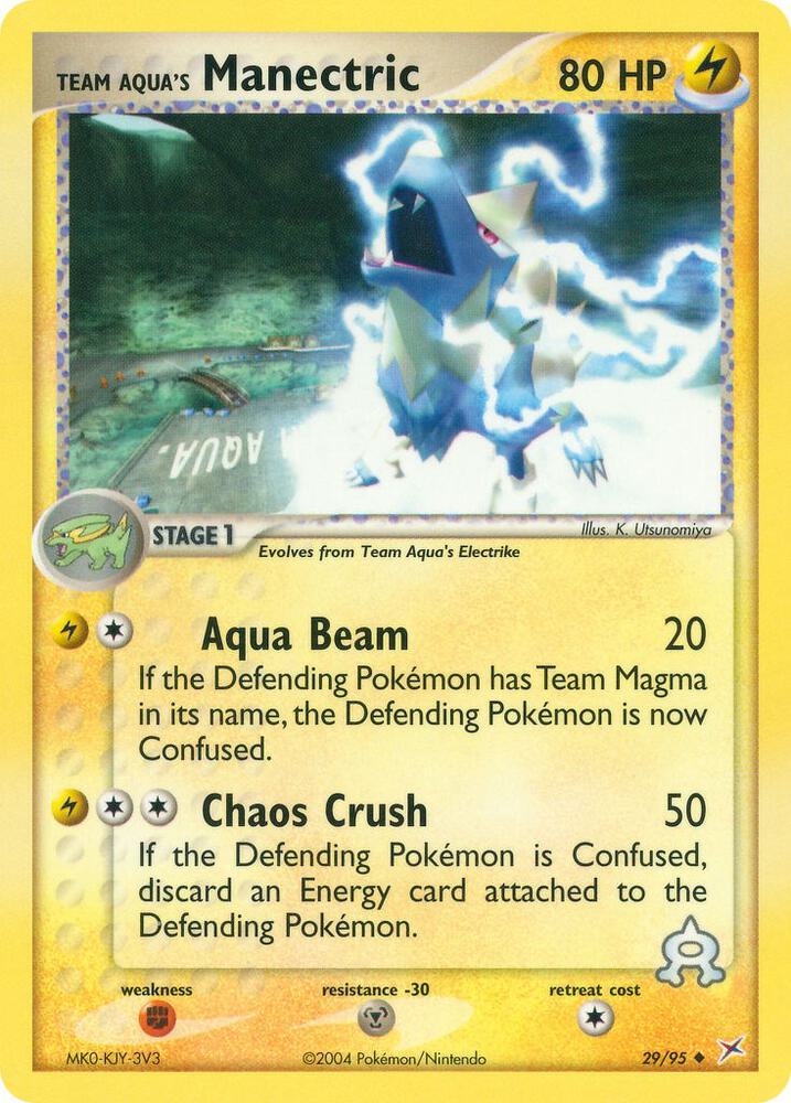 Team Aqua's Manectric - 29/95 | EX Team Magma vs Team Aqua #29/95