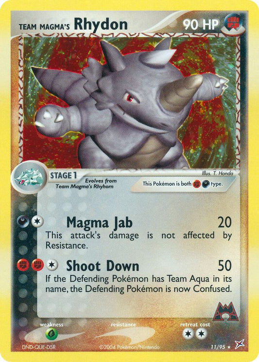 Team Magma's Rhydon - 11/95 | EX Team Magma vs Team Aqua #11/95