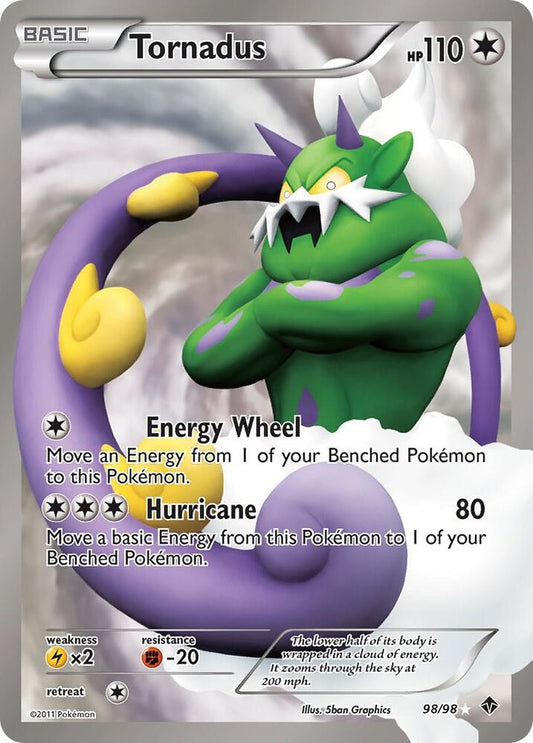 Tornadus (98 Full Art) | Emerging Powers #98/98