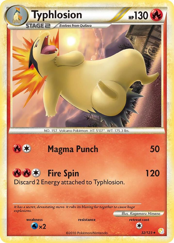 Typhlosion | HeartGold SoulSilver #32/123