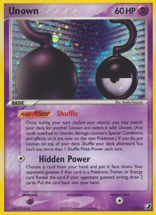 Unown (?) | EX Unseen Forces #?/28
