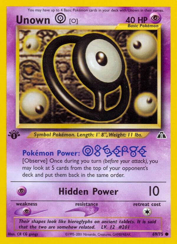 Unown [O] | Neo Discovery #69/75