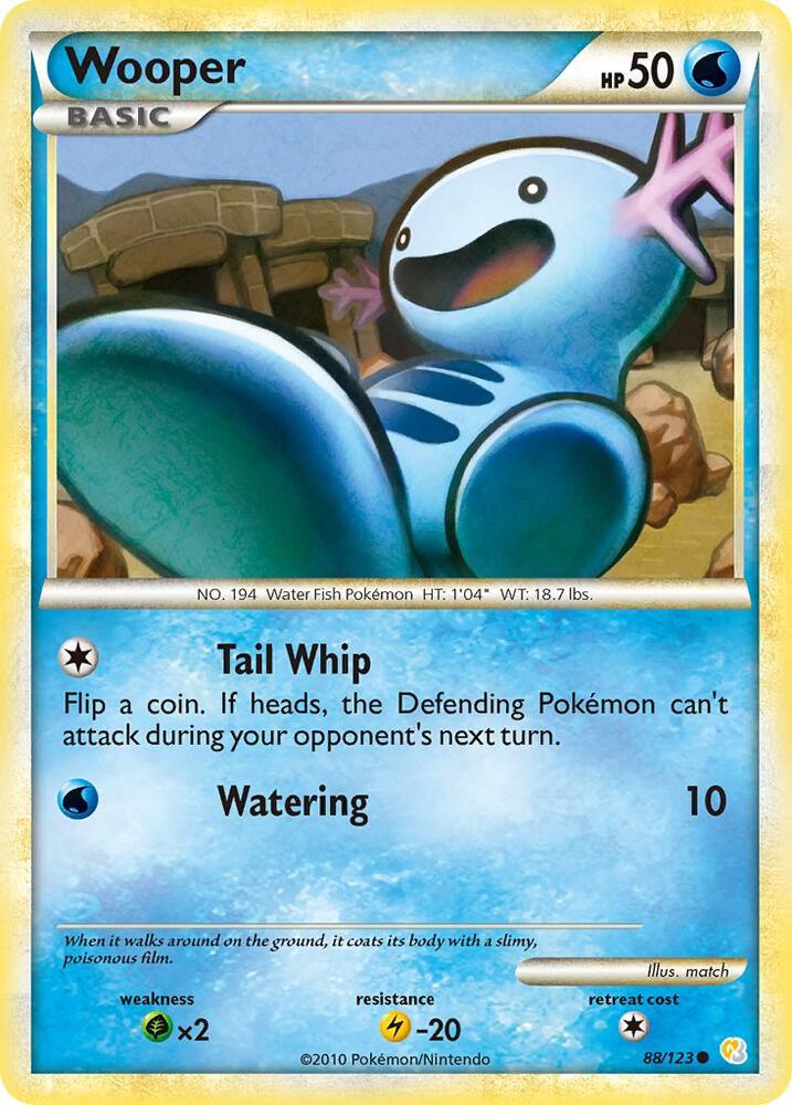 Wooper | HeartGold SoulSilver #88/123