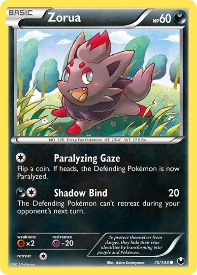 Zorua (70) | Dark Explorers #70/108