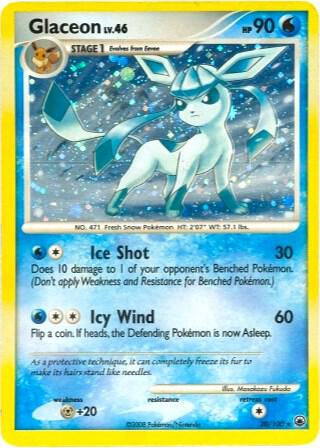 Glaceon - 20/100 (DP Majestic Dawn) | Deck Exclusives #020/100