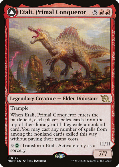Etali, Primal Conqueror // Etali, Primal Sickness | March of the Machine #137