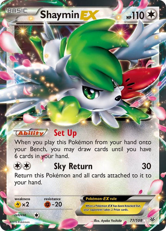 Shaymin EX | XY - Roaring Skies #77/108