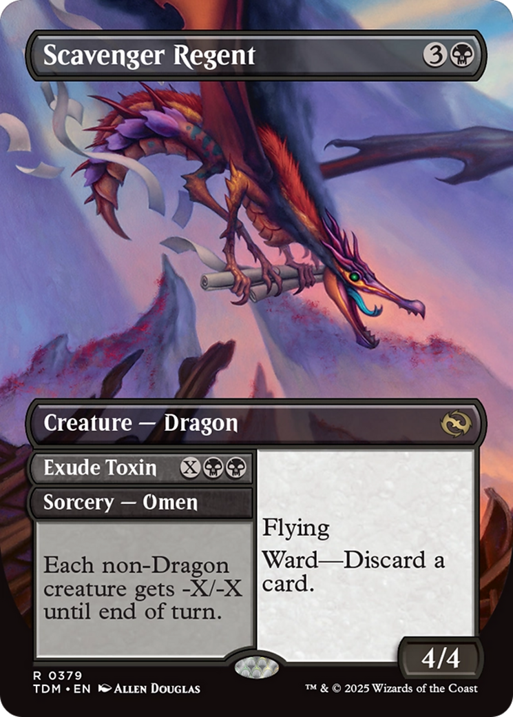Scavenger Regent // Exude Toxin | Tarkir: Dragonstorm #379