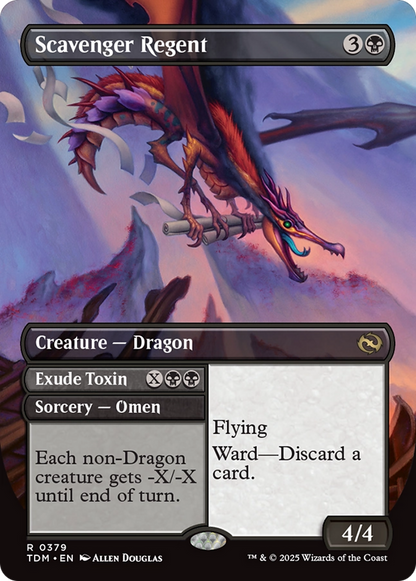 Scavenger Regent // Exude Toxin | Tarkir: Dragonstorm #379