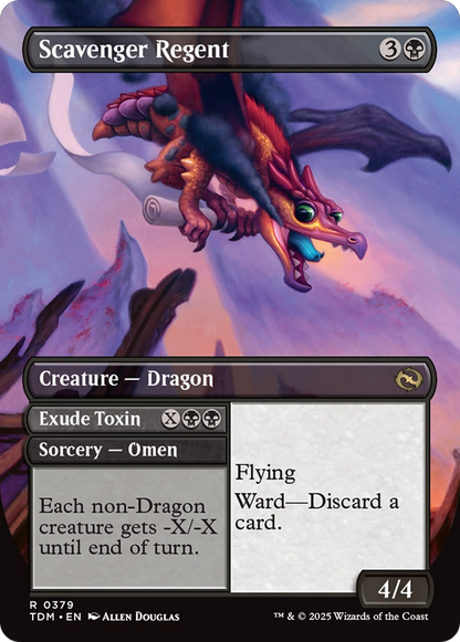 Scavenger Regent // Exude Toxin | Tarkir: Dragonstorm #379