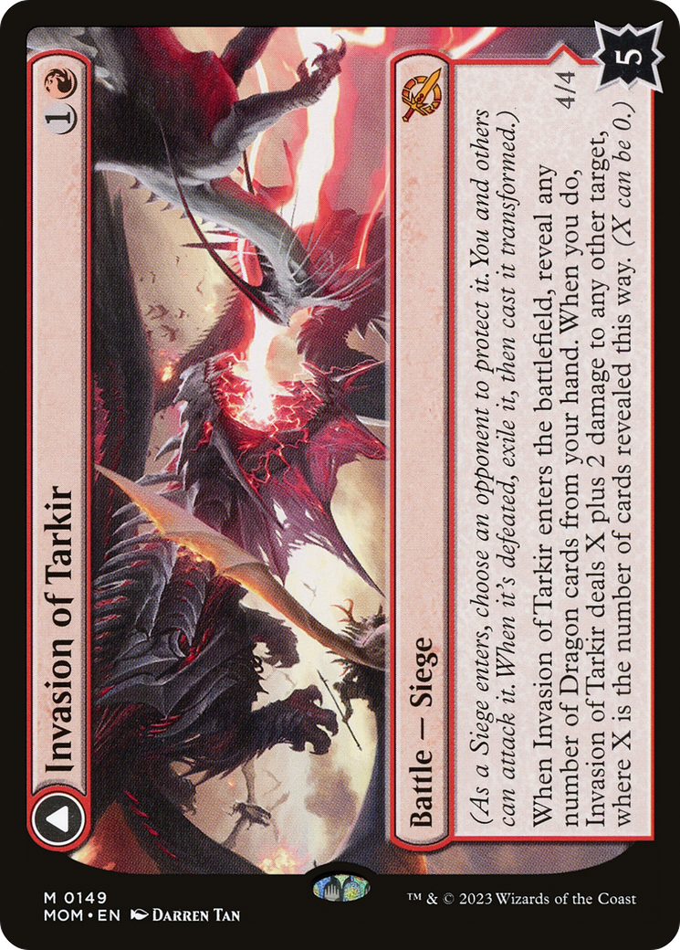 Invasion of Tarkir // Defiant Thundermaw | March of the Machine #149
