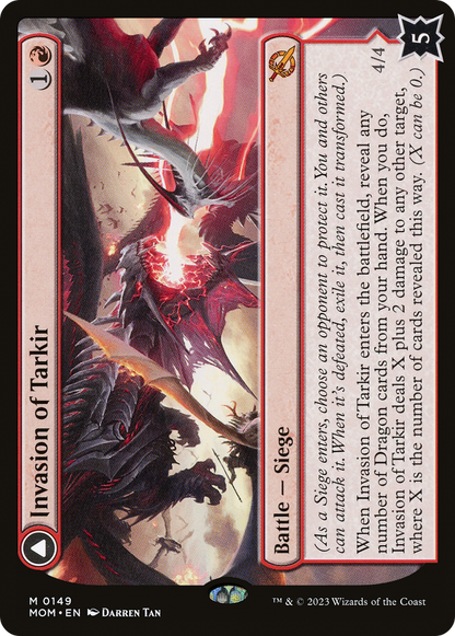 Invasion of Tarkir // Defiant Thundermaw | March of the Machine #149