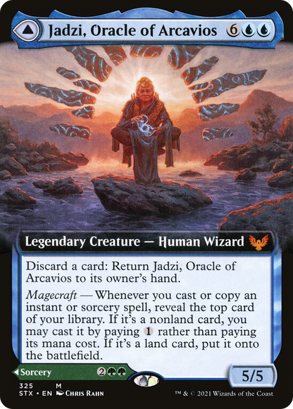 Jadzi, Oracle of Arcavios // Journey to the Oracle | Strixhaven: School of Mages #325