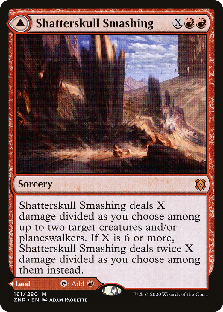 Shatterskull Smashing // Shatterskull, the Hammer Pass | Zendikar Rising #161