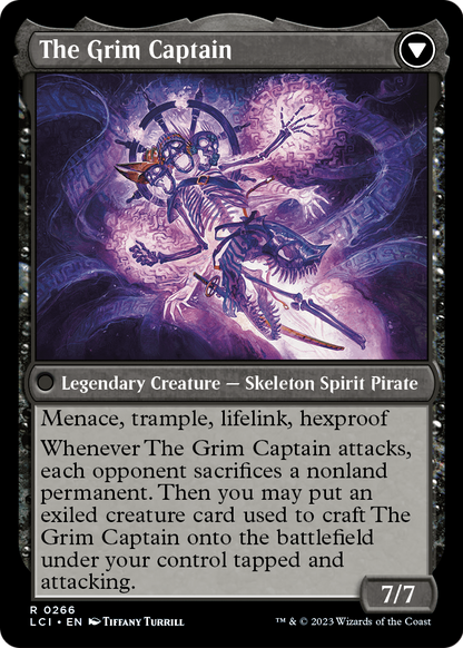 Throne of the Grim Captain // The Grim Captain | The Lost Caverns of Ixalan #266