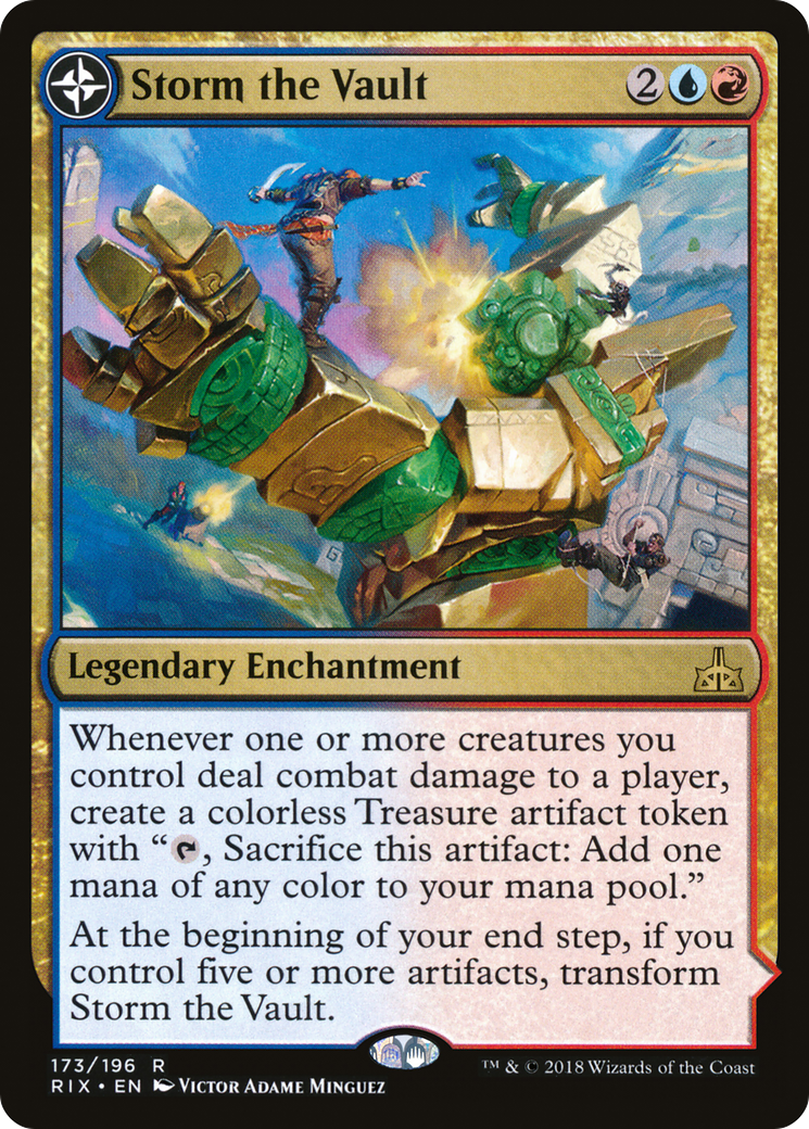 Storm the Vault // Vault of Catlacan | Rivals of Ixalan #173