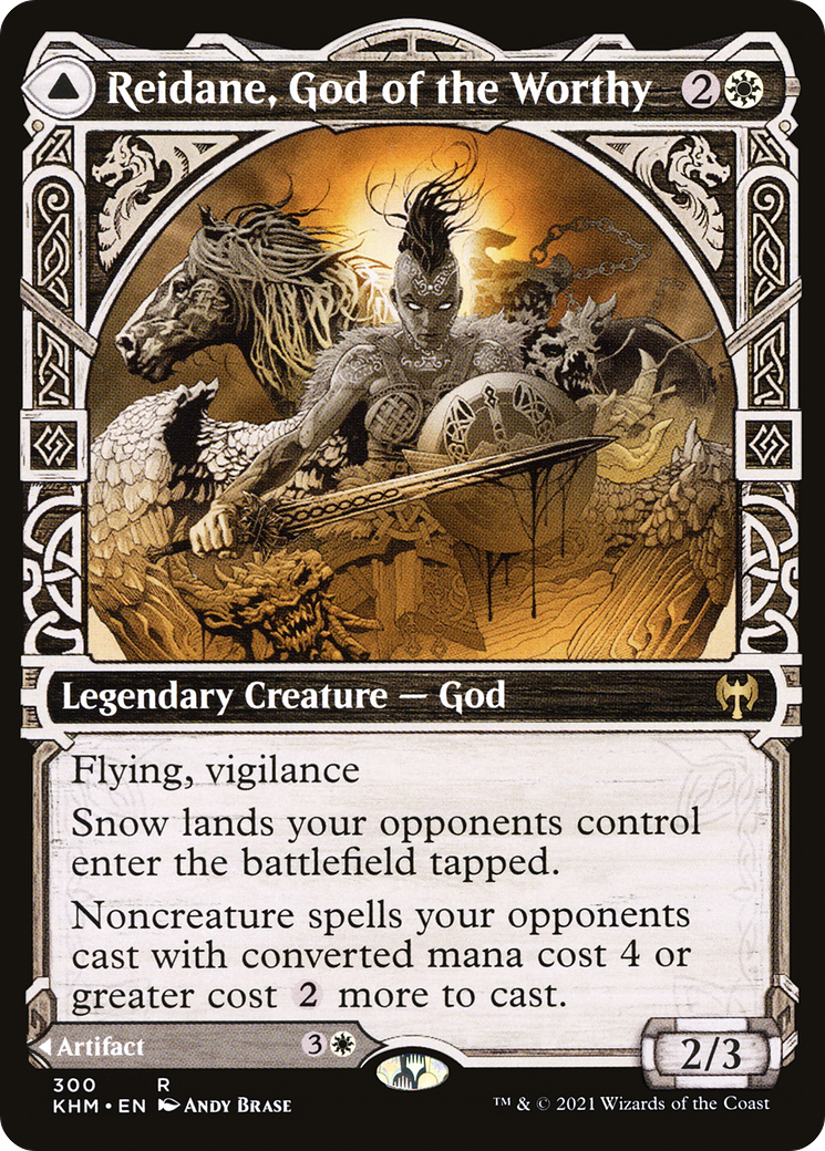 Reidane, God of the Worthy // Valkmira, Protector's Shield | Kaldheim #300
