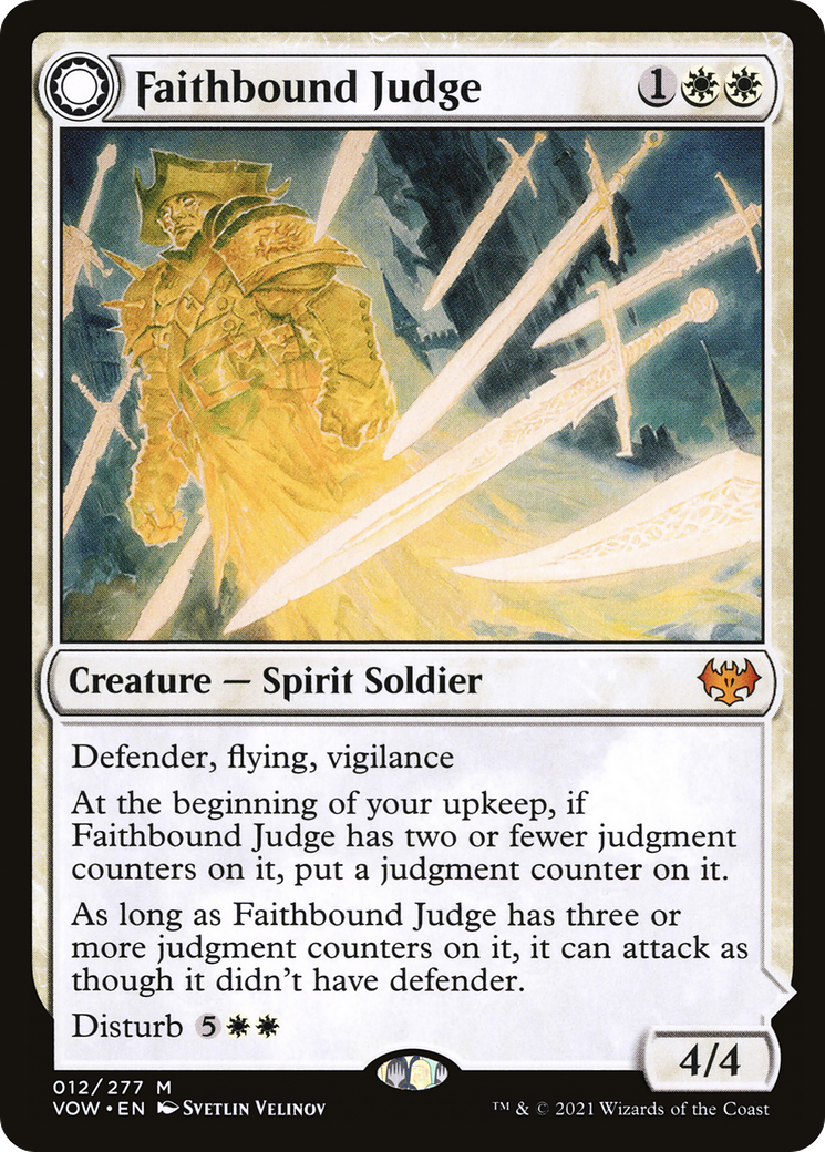 Faithbound Judge // Sinner's Judgment | Innistrad: Crimson Vow #12