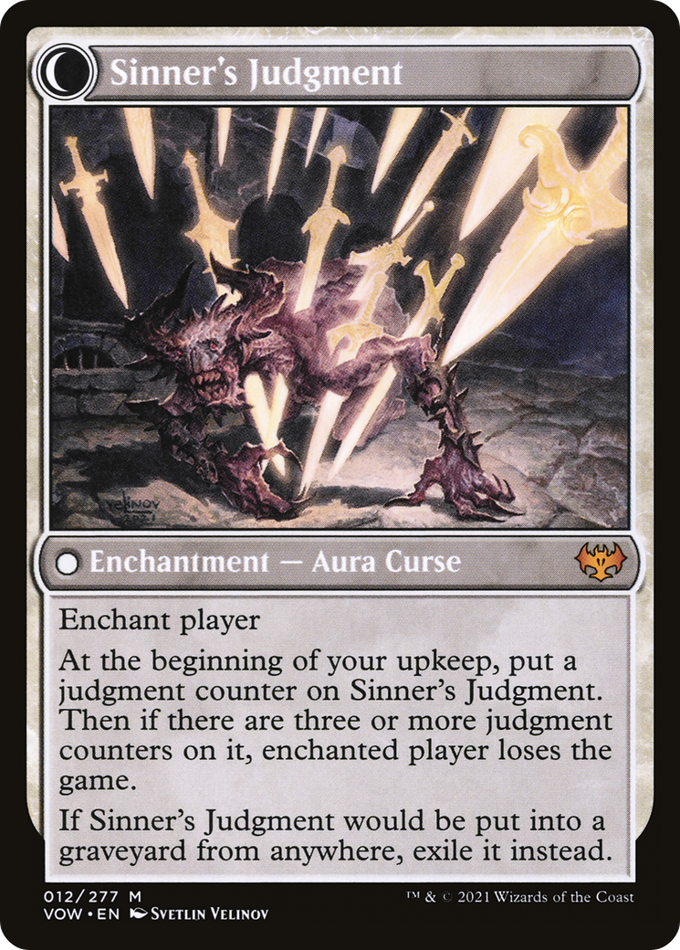 Faithbound Judge // Sinner's Judgment | Innistrad: Crimson Vow #12