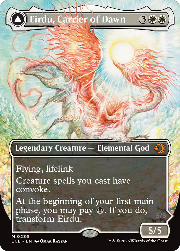 Eirdu, Carrier of Dawn // Isilu, Carrier of Twilight | Lorwyn Eclipsed #286