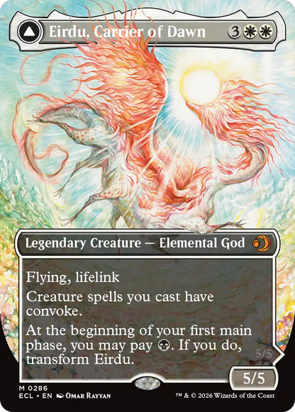 Eirdu, Carrier of Dawn // Isilu, Carrier of Twilight | Lorwyn Eclipsed #286