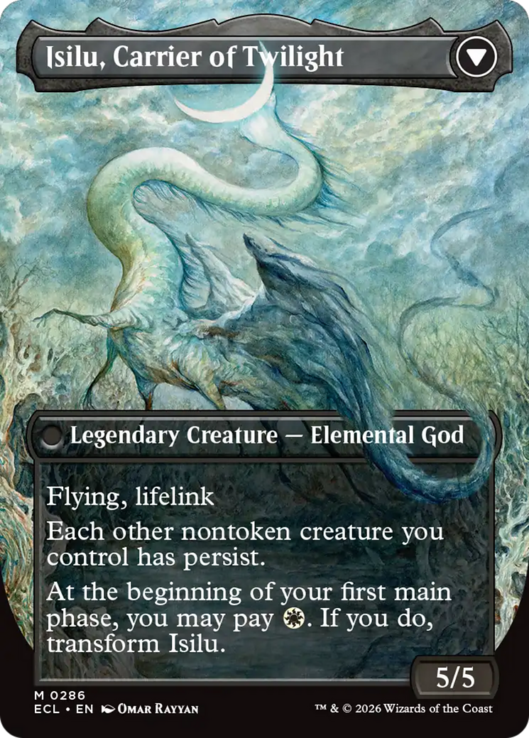 Eirdu, Carrier of Dawn // Isilu, Carrier of Twilight | Lorwyn Eclipsed #286