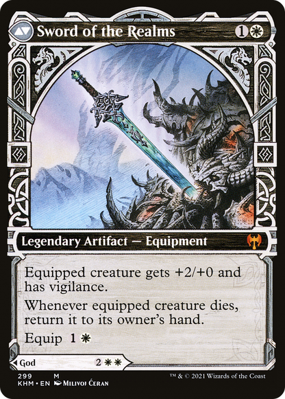 Halvar, God of Battle // Sword of the Realms | Kaldheim #299